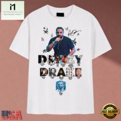 Drake Drizzy Album Titles Collage Signature Hip Hop T Shirt, Music Fan 2D Shirt Drake Drizzy Album Titles Collage Signature Hip Hop T Shirt