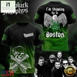 Dropkick Murphys I’m Shipping Up To Boston T Shirt , Popular 3D Music Tee Dropkick Murphys I M Shipping UP TO Boston T Shirt