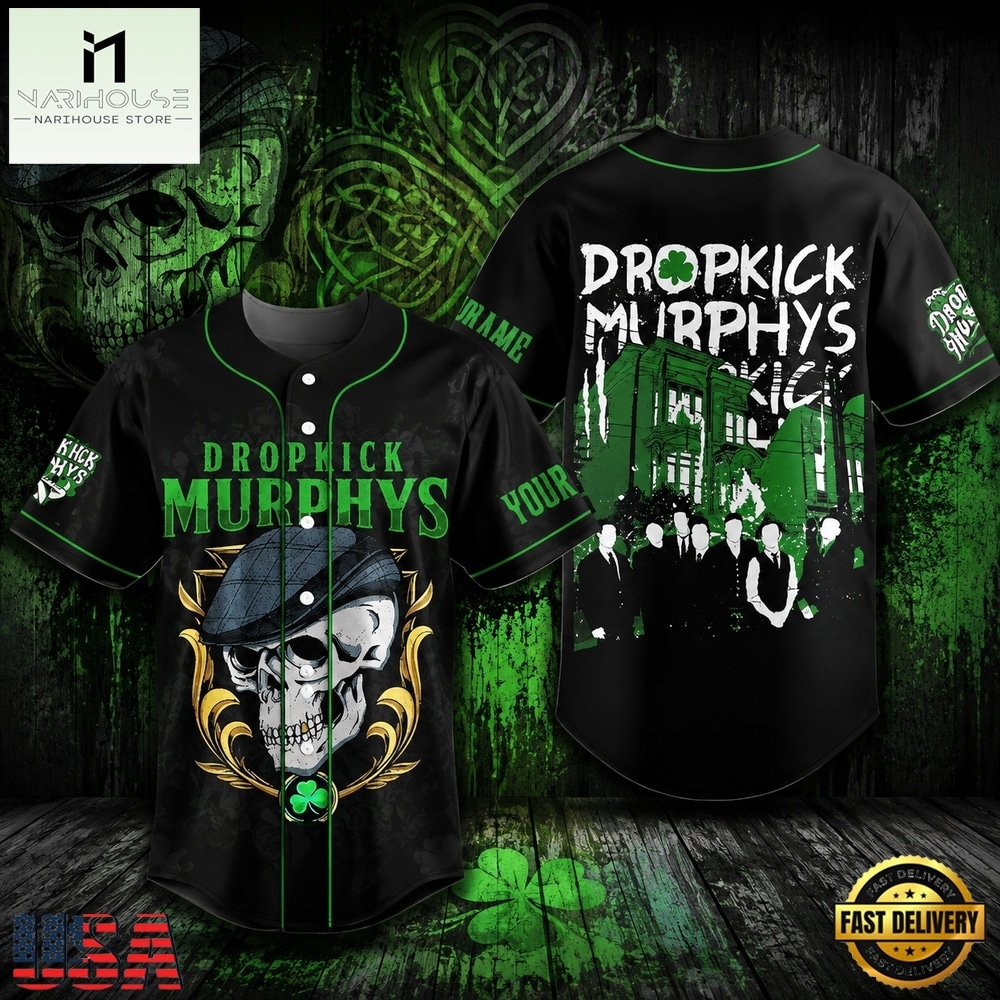Dropkick Murphys Music Love Fan Personalized Baseball Jersey , Concert Baseball Jersey Dropkick Murphys Music Love Fan Personalized Baseball Jersey , Concert Baseball Jersey