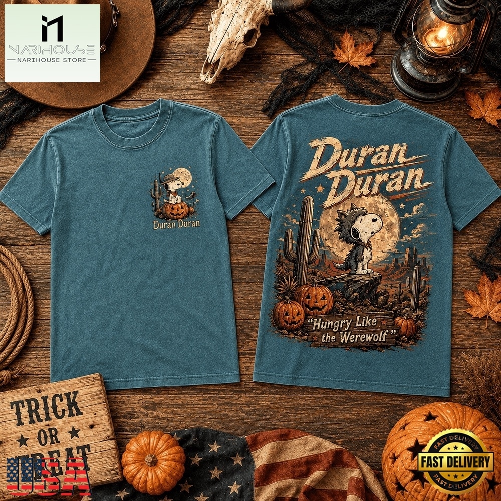Duran Duran Pumpkin Cowboy Spooky Season 3D Shirt, Popular 3D Music Tee Duran Duran Pumpkin Cowboy Spooky Season 3D Shirt, Popular 3D Music Tee