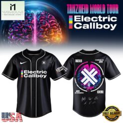 Electric Callboy Tanzneid World Tour 2026 Signature Baseball Jersey, Concert Baseball Jersey Electric Callboy Tanzneid World Tour 2026 Signature Baseball Jersey