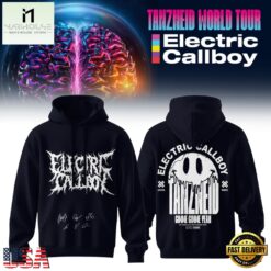 Electric Callboy Tanzneid World Tour 2026 Signature Black Hoodie, Popular 3D Music Tee Electric Callboy Tanzneid World Tour 2026 Signature Black Hoodie