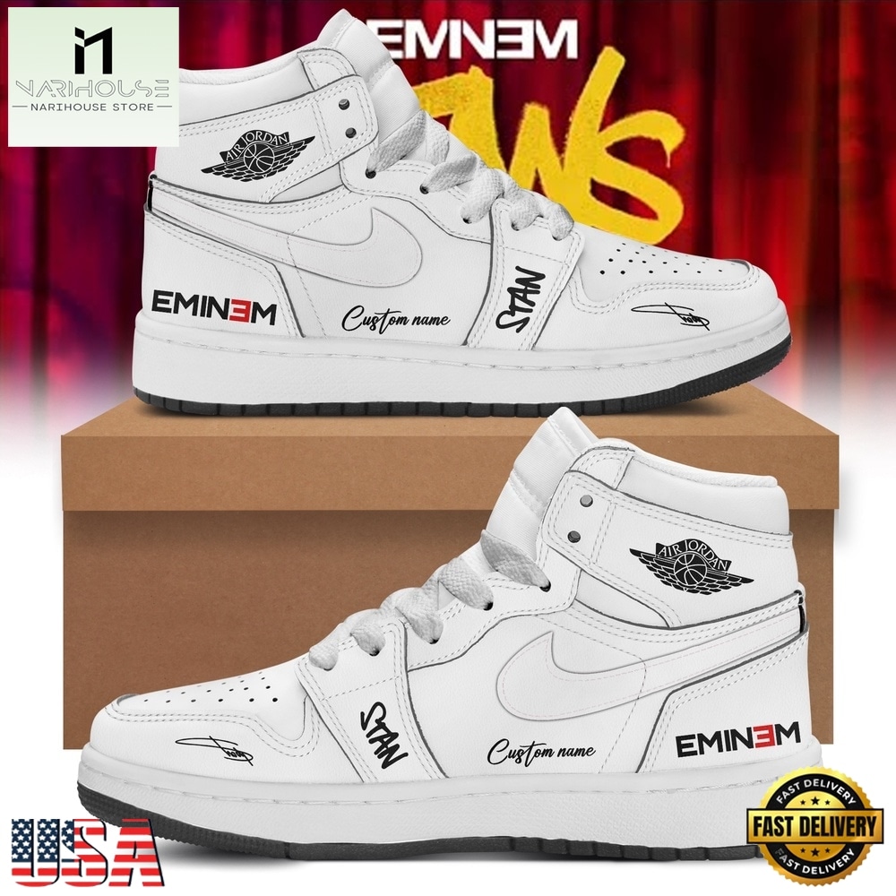 Eminem Limited Edition Air Jordan 1 Shoes , Music Fan AJ1 Sneakers Eminem Limited Edition Air Jordan 1 Shoes , Music Fan AJ1 Sneakers