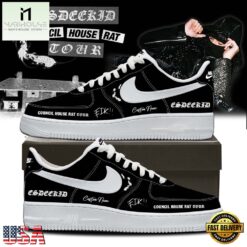 EsDeeKid Council House Rat Tour 2026 Black Air Force 1 Shoes Sneaker