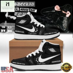 EsDeeKid Council House Rat Tour 2026 Black Air Jordan 1 Hightop Shoes