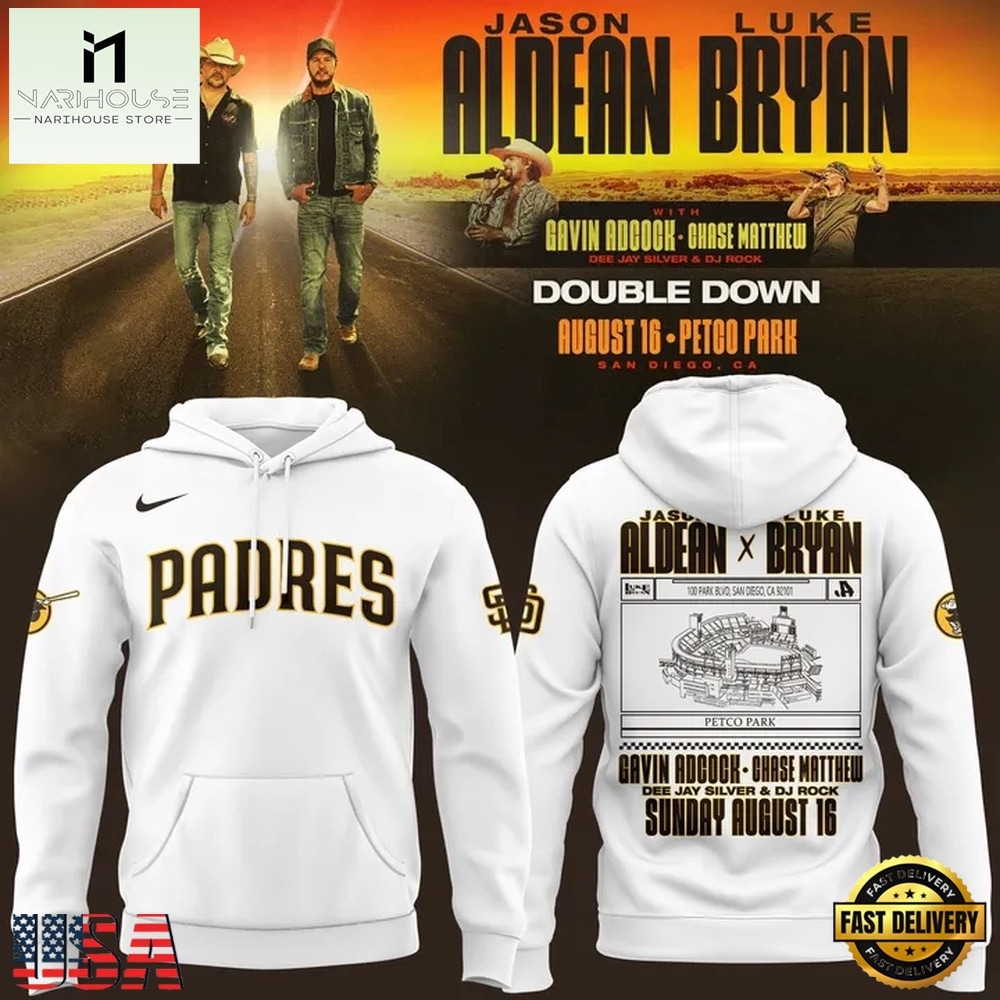 Exclusive Version San Diego Padres x Luke Bryan And Jason Aldean 2026 Hoodie, Popular 3D Music Tee Exclusive Version San Diego Padres x Luke Bryan And Jason Aldean 2026 Hoodie, Popular 3D Music Tee