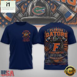 Florida Gators 2026 NCAA Firefighter Built for the Fire 3D Shirt , NCAA College 3D Shirt Florida Gators 2026 Ncaa Firefighter Built For The Fire 3D Shirt