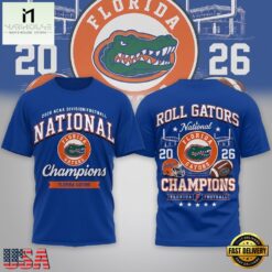 Florida Gators NCAA Road to Glory 2026 Football Champions 3D Shirt , NCAA College 3D Shirt Florida Gators Ncaa Road TO Glory 2026 Football Champions 3D Shirt