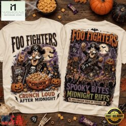 Foo Fighters Captain Crunch Rock And Roll Nightmare Halloween 3D Shirt, Popular 3D Music Tee Foo Fighters Captain Crunch Rock And Roll Nightmare Halloween 3D Shirt