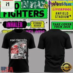 Foo Fighters Take Cover Tour 2026 T Shirt , Popular 3D Music Tee Foo Fighters Take Cover Tour 2026 T Shirt