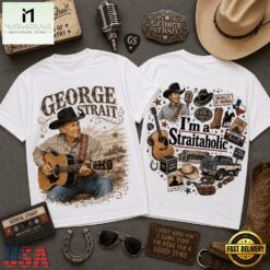 George Strait Country Legend Retro 3D Shirt , Popular 3D Music Tee George Strait Country Legend Retro 3D Shirt