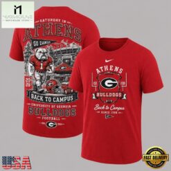 Georgia Bulldogs 2026 NCAA Back To Campus 3D Shirt , NCAA College 3D Shirt Georgia Bulldogs 2026 Ncaa Back TO Campus 3D Shirt