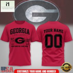 Georgia Bulldogs NCAA Campus Pride Back to School 2026 Personalized 3D Shirt , NCAA College 3D Shirt Georgia Bulldogs Ncaa Campus Pride Back TO School 2026 Personalized 3D Shirt