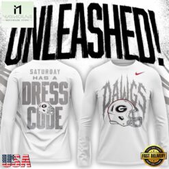 Georgia Bulldogs Whiteout Dawgs 2026 Long Sleeve Shirt, Hot 3D Shirt Trend Georgia Bulldogs Whiteout Dawgs 2026 Long Sleeve Shirt