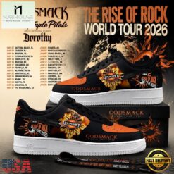 Godsmack The Rise of Rock World Tour 2026 Stone Temple Pilots Air Force 1 Shoes