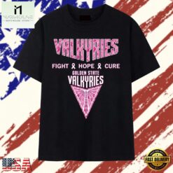 Golden State Valkyries Fight Hope Cure Breast Cancer Awareness T Shirt, Stylish 2D Graphic Shirt Golden State Valkyries Fight Hope Cure Breast Cancer Awareness T Shirt