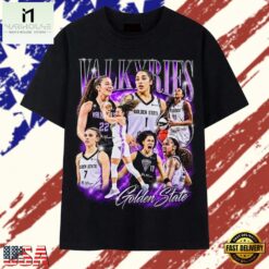 Golden State Valkyries Vintage 90s Bootleg Graphic Style Fan T Shirt, Stylish 2D Graphic Shirt Golden State Valkyries Vintage 90s Bootleg Graphic Style Fan T Shirt