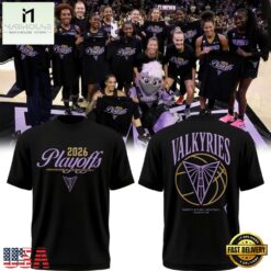 Golden State Valkyries WNBA Playoffs 2026 Unisex Black T Shirt, Hot 3D Shirt Trend Golden State Valkyries Wnba Playoffs 2026 Unisex Black T Shirt