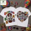 Grateful Dead Skeleton Roses Vintage 3D Shirt , Popular 3D Music Tee Grateful Dead Skeleton Roses Vintage 3D Shirt