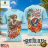 Grateful Dead Tropical Skull Ukulele Floral 2026 3D Shirt , Popular 3D Music Tee Grateful Dead Tropical Skull Ukulele Floral 2026 3D Shirt