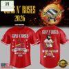 Guns N' Roses x St. Louis Cardinals World Tour 2026 Mascot New Baseball Jersey, Concert Baseball Jersey Guns N Roses X ST Louis Cardinals World Tour 2026 Mascot New Baseball Jersey