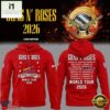 Guns N' Roses x St. Louis Cardinals World Tour 2026 Red Hoodie , Popular 3D Music Tee Guns N Roses X ST Louis Cardinals World Tour 2026 Red Hoodie