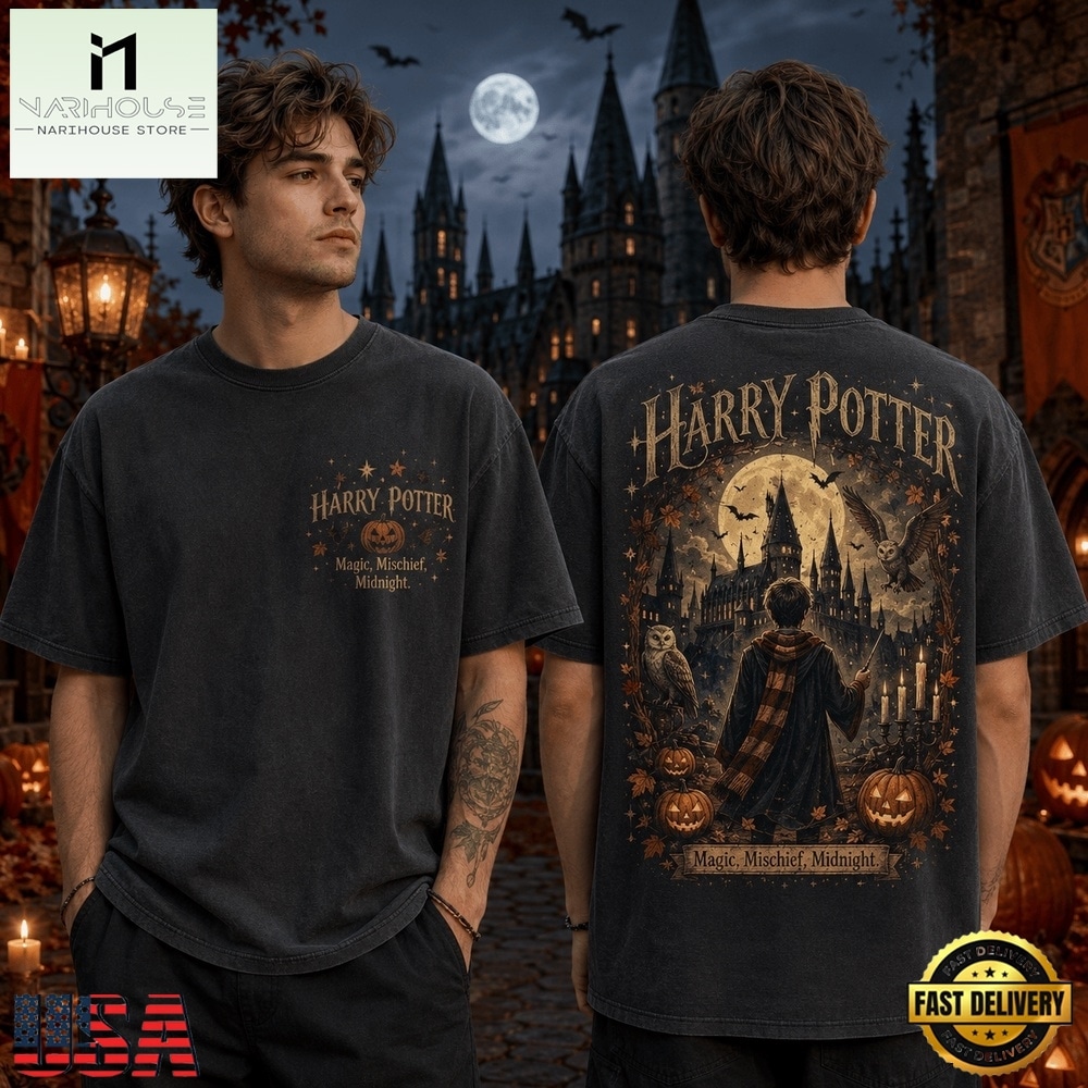 Harry Potter Halloween Magic, Mischief, Midnight 2026 3D Shirt , Trending New Design Shirt Harry Potter Halloween Magic, Mischief, Midnight 2026 3D Shirt , Trending New Design Shirt