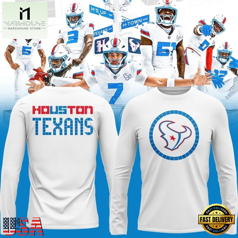 Houston Texans Rivalries By the H For the H 2026 Limited Edition Long Sleeve Shirt, Hot 3D Shirt Trend Houston Texans Rivalries By the H For the H 2026 Limited Edition Long Sleeve Shirt, Hot 3D Shirt Trend