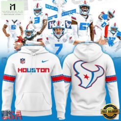 Houston Texans Rivalries By the H For the H 2026 White Hoodie, Hot 3D Shirt Trend Houston Texans Rivalries BY The H For The H 2026 White Hoodie