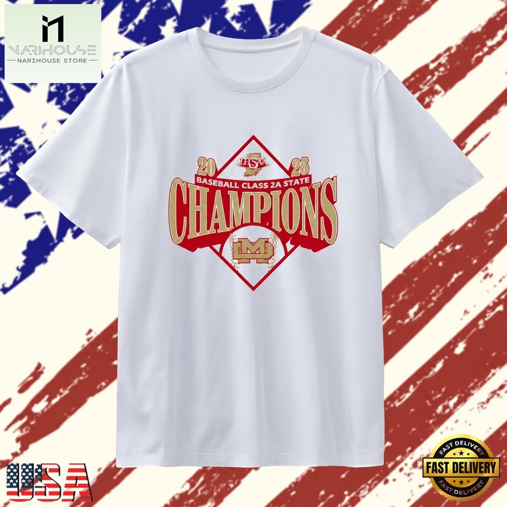 IHSAA Baseball State Champions 2A 2026 T Shirt, Stylish 2D Graphic Shirt IHSAA Baseball State Champions 2A 2026 T Shirt, Stylish 2D Graphic Shirt