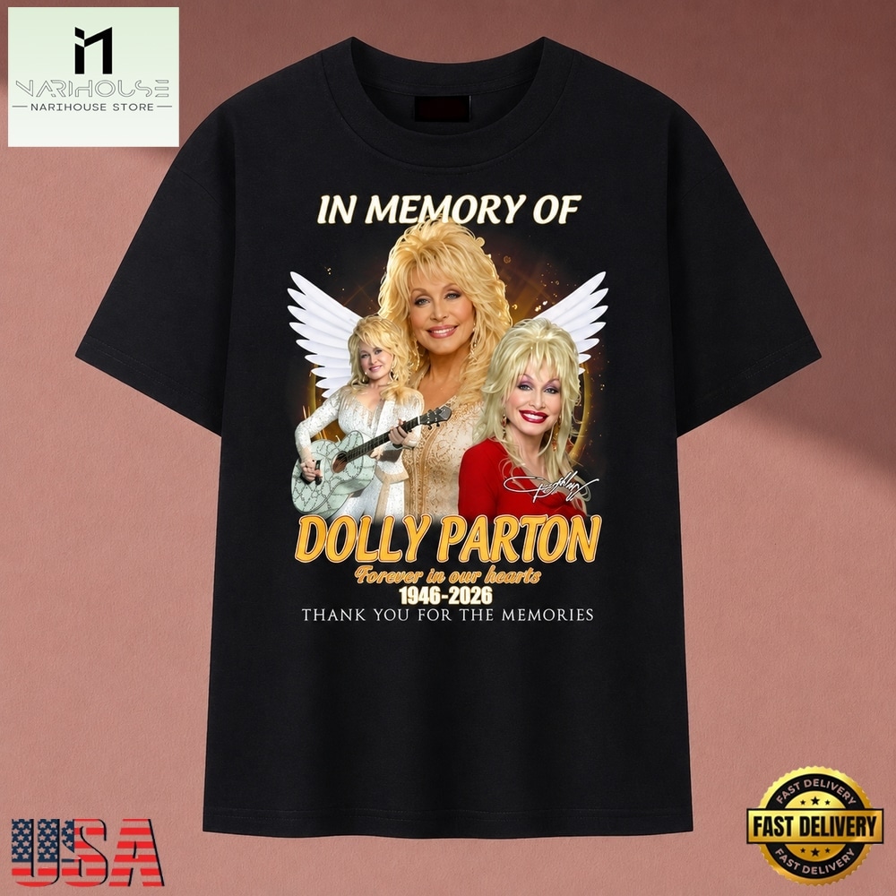 In Memory Of Dolly Parton Wings Guitar 1946 2026 Tribute T Shirt, Music Fan 2D Shirt In Memory Of Dolly Parton Wings Guitar 1946 2026 Tribute T Shirt, Music Fan 2D Shirt
