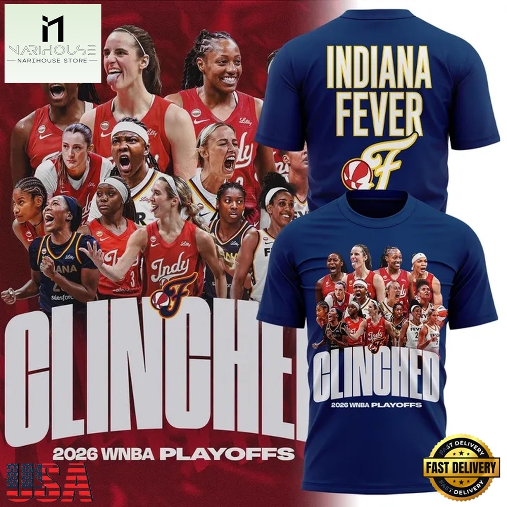 Indiana Fever 2026 WNBA PLAYOFFS All Team Design T Shirt, Hot 3D Shirt Trend Indiana Fever 2026 WNBA PLAYOFFS All Team Design T Shirt, Hot 3D Shirt Trend