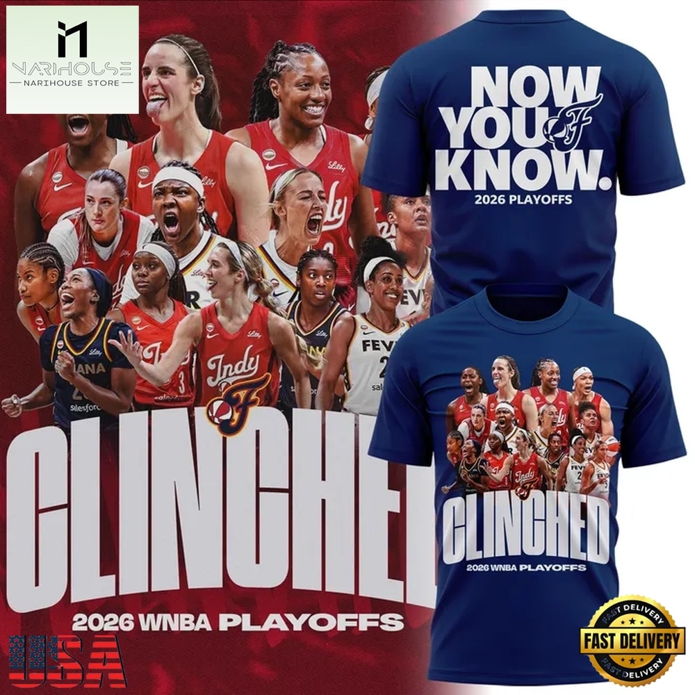 Indiana Fever 2026 WNBA PLAYOFFS Now You Know T Shirt, Hot 3D Shirt Trend Indiana Fever 2026 WNBA PLAYOFFS Now You Know T Shirt, Hot 3D Shirt Trend