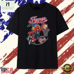 Indiana Fever Mascot Slam Dunk Vintage Basketball 2026 T Shirt, Stylish 2D Graphic Shirt Indiana Fever Mascot Slam Dunk Vintage Basketball 2026 T Shirt