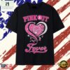 Indiana Fever Pink Out Breast Cancer Awareness Heart Basketball T Shirt, Stylish 2D Graphic Shirt Indiana Fever Pink Out Breast Cancer Awareness Heart Basketball T Shirt