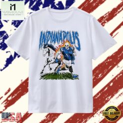 Indianapolis Football Skull and Horse sports 2026 T Shirt , Stylish 2D Graphic Shirt Indianapolis Football Skull And Horse Sports 2026 T Shirt