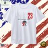 James 23 Philadelphia 76ers Distressed NBA T Shirt , Stylish 2D Graphic Shirt James 23 Philadelphia 76ers Distressed Nba T Shirt