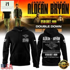 Jason Aldean and Luke Bryan x Washington Nationals 2026 Hoodie, Popular 3D Music Tee Jason Aldean And Luke Bryan X Washington Nationals 2026 Hoodie