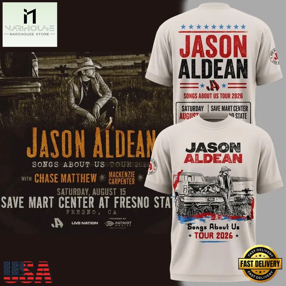 Jason Aldean Songs About Us Tour 3D Shirt , Popular 3D Music Tee Jason Aldean Songs About Us Tour 3D Shirt , Popular 3D Music Tee