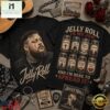 Jelly Roll Is My Jam Songs in Jars Front and Back T Shirt, Popular 3D Music Tee Jelly Roll IS MY Jam Songs IN Jars Front And Back T Shirt