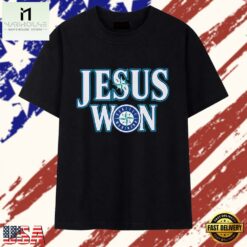 Jesus Won Seattle Mariners Baseball Logo 2026 T Shirt , Stylish 2D Graphic Shirt Jesus Won Seattle Mariners Baseball Logo 2026 T Shirt