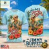 Jimmy Buffett Tropical Hibiscus Guitar 2026 3D Shirt , Popular 3D Music Tee Jimmy Buffett Tropical Hibiscus Guitar 2026 3D Shirt