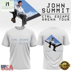 John Summit CTRL ESCAPE Arena Tour 2026 Limited Edition T Shirt , Music Fans 3D T Shirt John Summit Ctrl Escape Arena Tour 2026 Limited Edition T Shirt