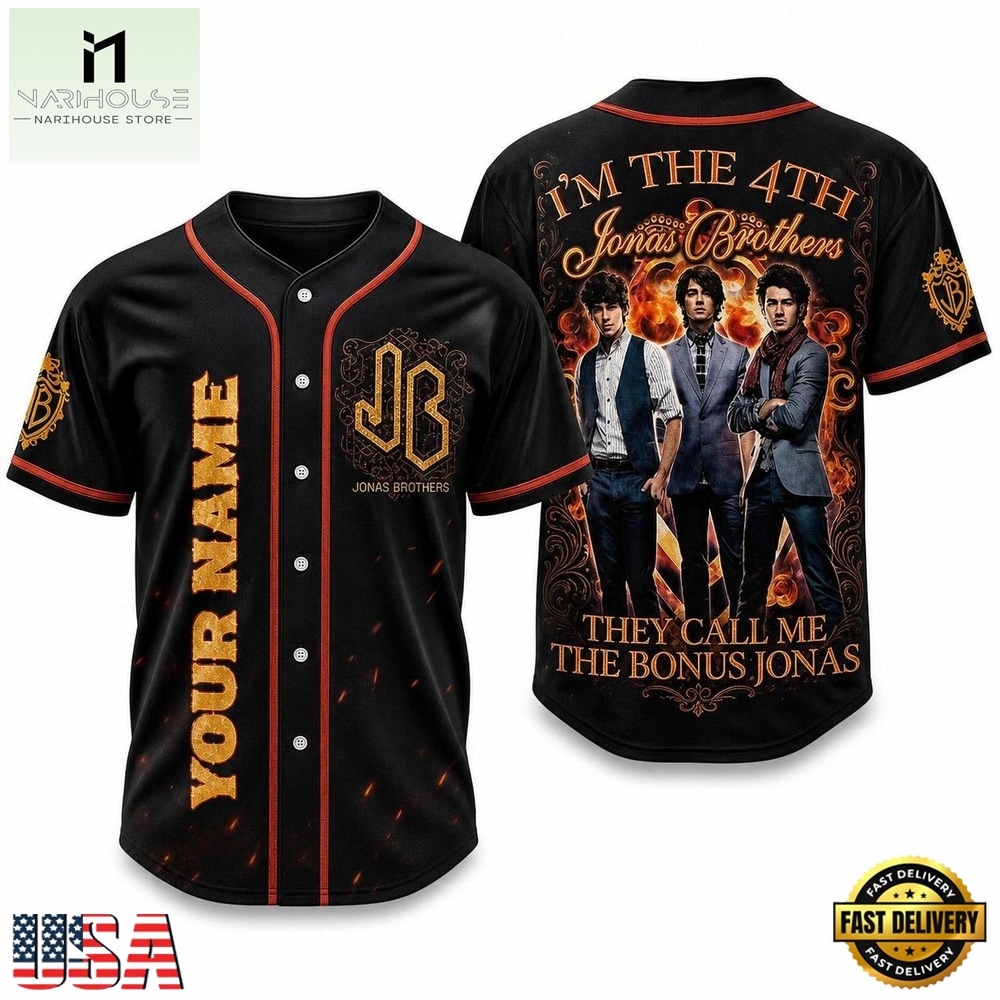 Jonas Brothers Baseball Jersey , Concert Baseball Jersey Jonas Brothers Baseball Jersey , Concert Baseball Jersey