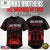 Jonas Brothers The Burning Up Tour 2026 New Design Baseball Jersey , Concert Baseball Jersey Jonas Brothers The Burning UP Tour 2026 New Design Baseball Jersey