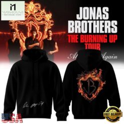 Jonas Brothers The Burning Up Tour 2026 New Design Hoodie, Popular 3D Music Tee Jonas Brothers The Burning UP Tour 2026 New Design Hoodie