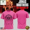 Jonas Brothers The Burning Up Tour 2026 Pink T Shirt, Popular 3D Music Tee Jonas Brothers The Burning UP Tour 2026 Pink T Shirt