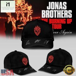 Jonas Brothers The Burning Up Tour 2026 Signature Cap