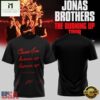 Jonas Brothers The Burning Up Tour 2026 Signature T Shirt, Popular 3D Music Tee Jonas Brothers The Burning UP Tour 2026 Signature T Shirt
