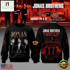 Jonas Brothers The Burning Up Tour 2026 Sweatshirt , Popular 3D Music Tee Jonas Brothers The Burning UP Tour 2026 Sweatshirt